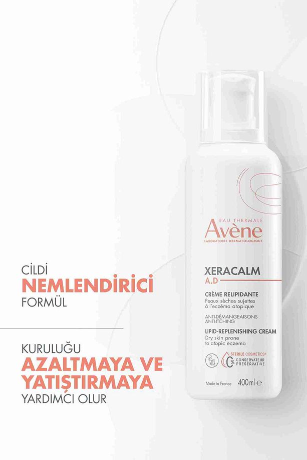 XeraCalm A.D Lipid-Replenishing Creme Atopiye Eğilimli Ciltler için Nemlendirici Krem 400 ml - 4