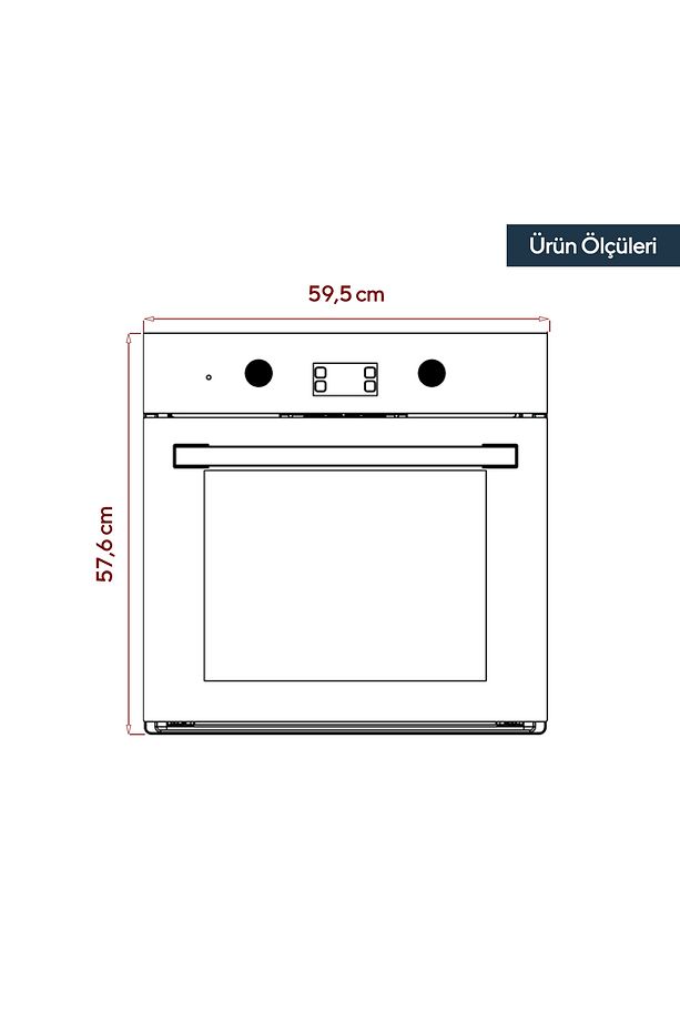Digital Siyah Ankastre Fırın 15 Prog. B66-m3(DDT) - 3
