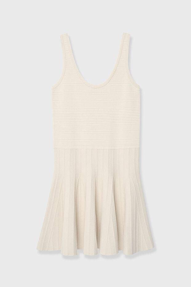 Kolsuz Triko Elbise - 8