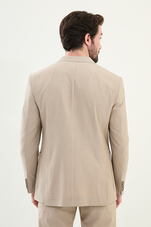 بدلة ذات ياقة أحادية - 5