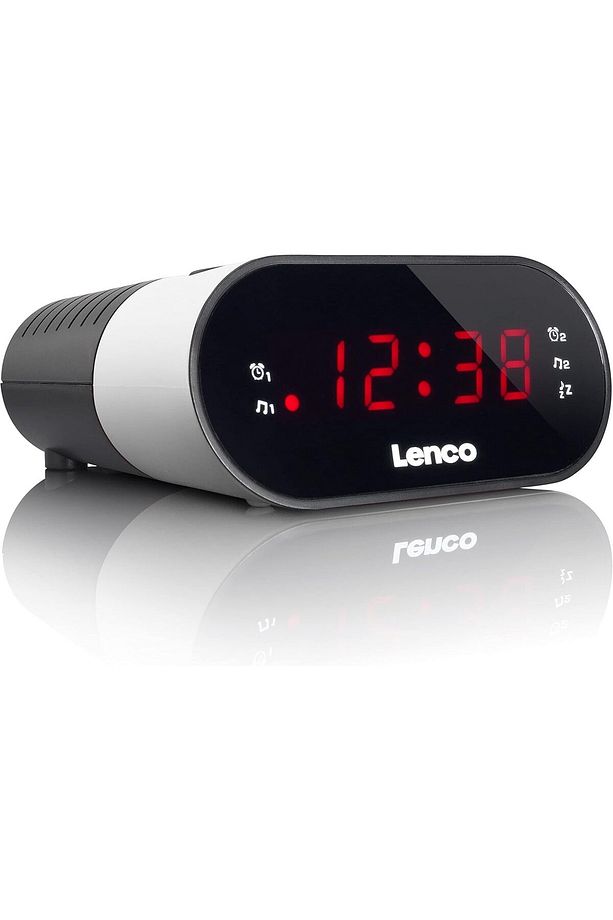 FM (pll) Alarm Saatli Radyo  CR-07 Beyaz çift alarm fonksiyonuna sahip - 2