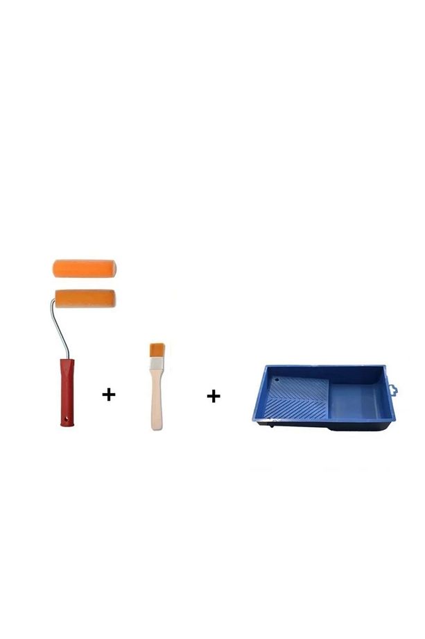 Saten Ipek Rulo Fırça Seti 10cm - 1