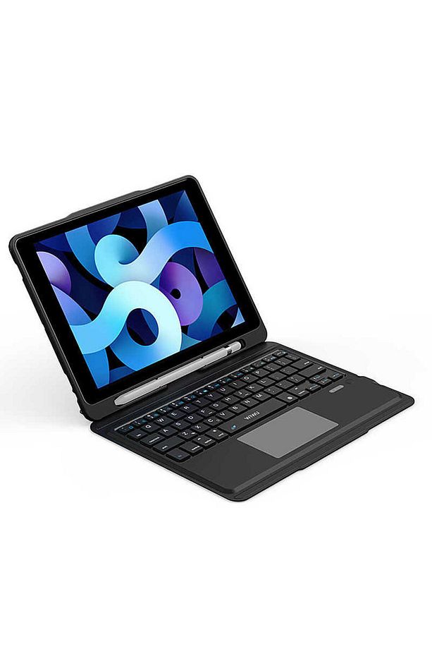 iPad Air 11 2025 M3 Kılıf Wiwu Keyboard Folio Kablosuz Klavyeli Siyah - 1