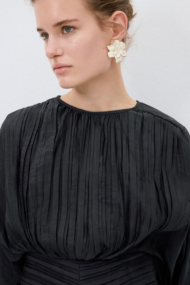 Piliseli Mini Elbise - 4