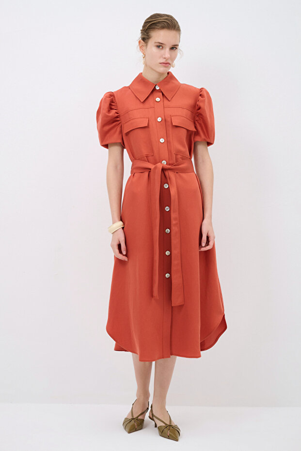 Kargo Cepli Elbise - 1