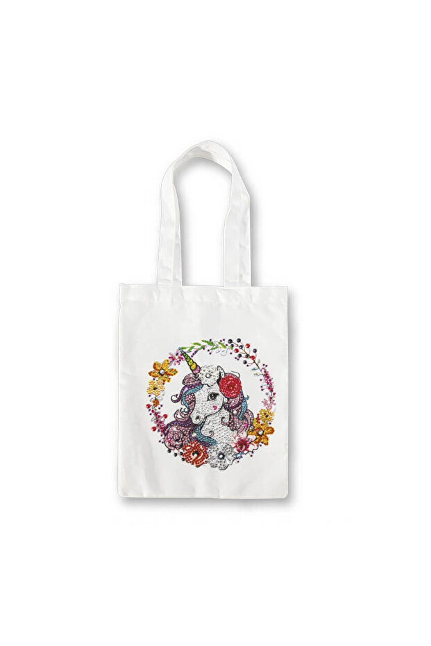 Diamond painting set on canvas bag 25x31 cm - 3