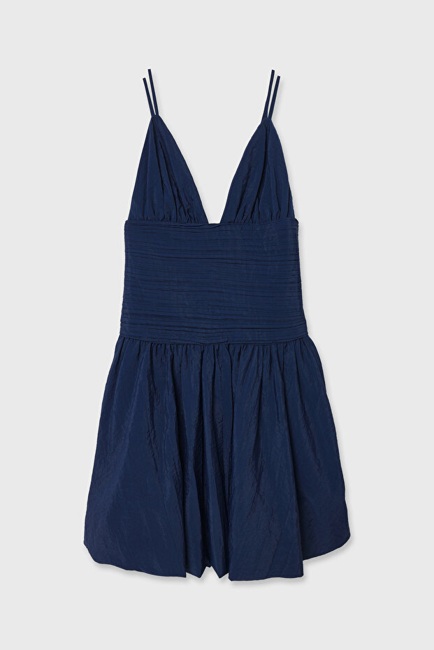 Askılı Balon Elbise - 7