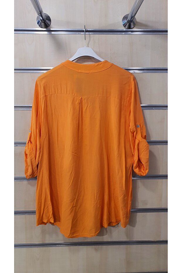 İtalyan Gömlek Pullu Cep Detaylı - 4