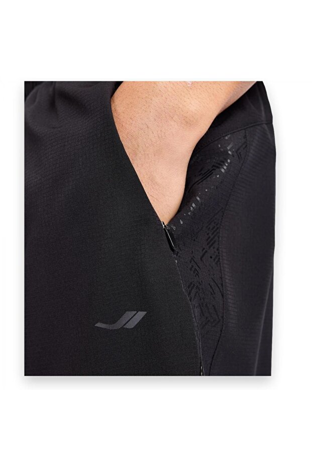 25b-1008 Şort Siyah Erkek Şort - 4