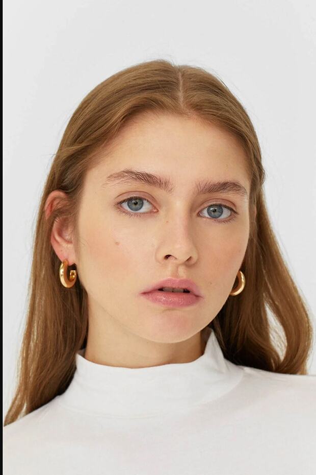 Set of 9 Faux Pearl Beaded Ball and Hoop Earrings