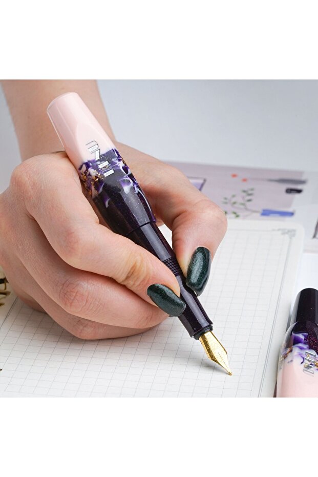 Benu Pixie Model Limited Edition Dolma Kalem – M UÇ- Plum Cream - 3