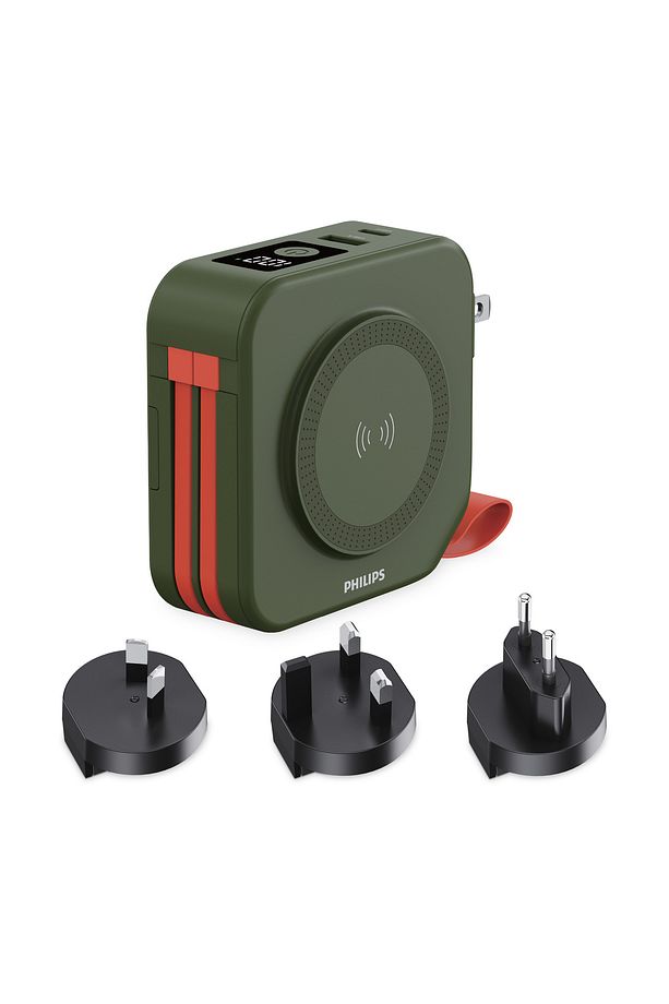 DLP4347CG/00 10.000 mAh MagSafe Hızlı Şarj Powerbank 1xUSB-A, 1xUSB-C Yeşil - 1