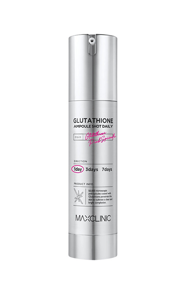 Maxclinic Ampoule Shot with Pink Spikule, Glutathione and Collagen Daily Daily Use