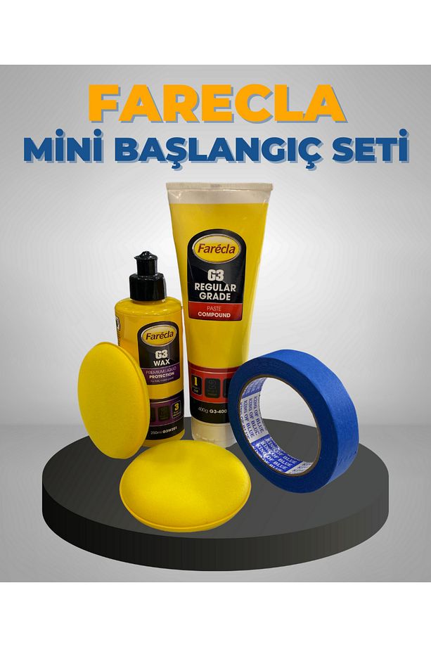 Mini Başlangıç Seti G3 Wax + G3 Regular Grade + Sarı El Pasta Cila Pedi + Bant - 1