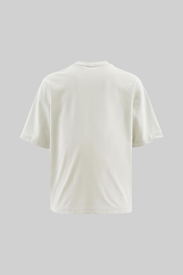 Erkek Swan Printed Oversize Uzay Grisi Tişört - 2
