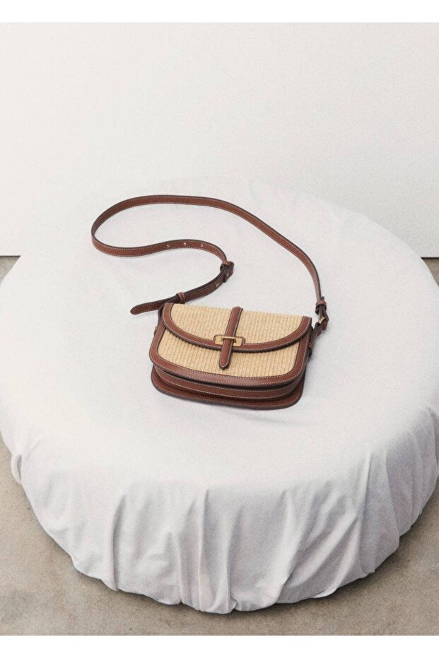 Kanvas kontrast çapraz çanta - 2
