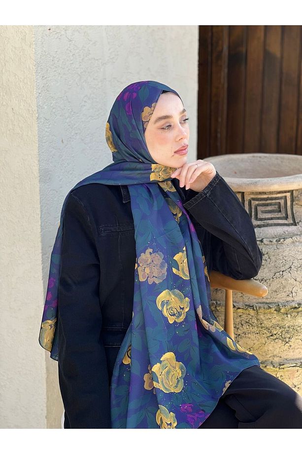 Rosa Desen Nesir Şal - 1