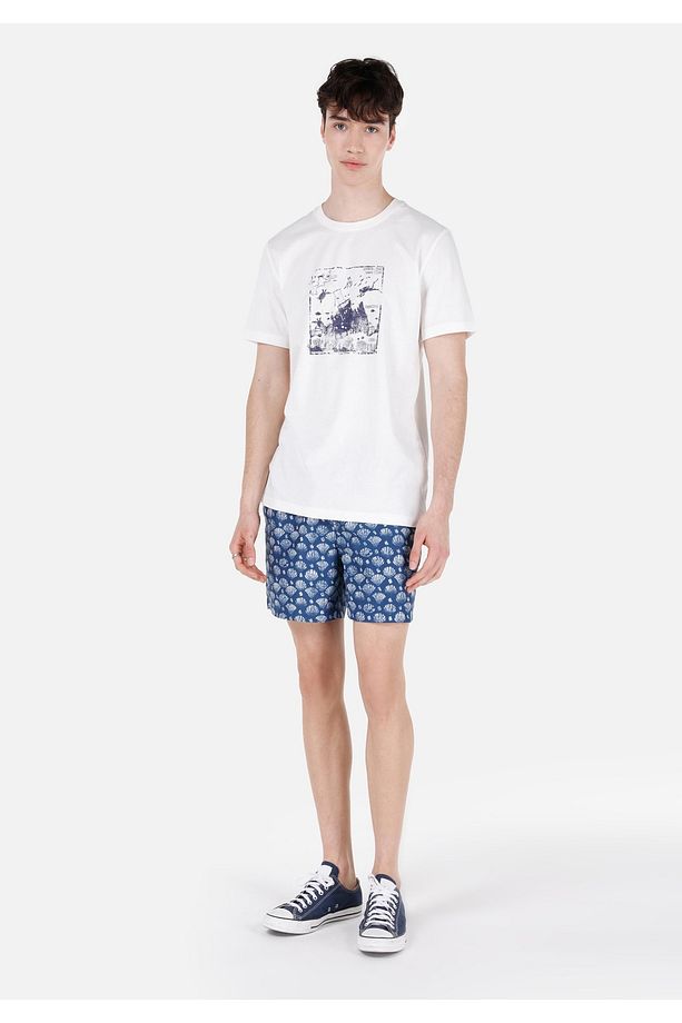 Slim Fit Erkek Lacivert Deniz Şortu - 1