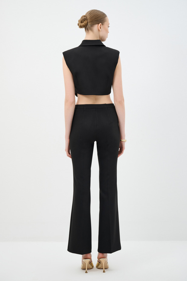 Kolsuz Crop Gömlek - 7