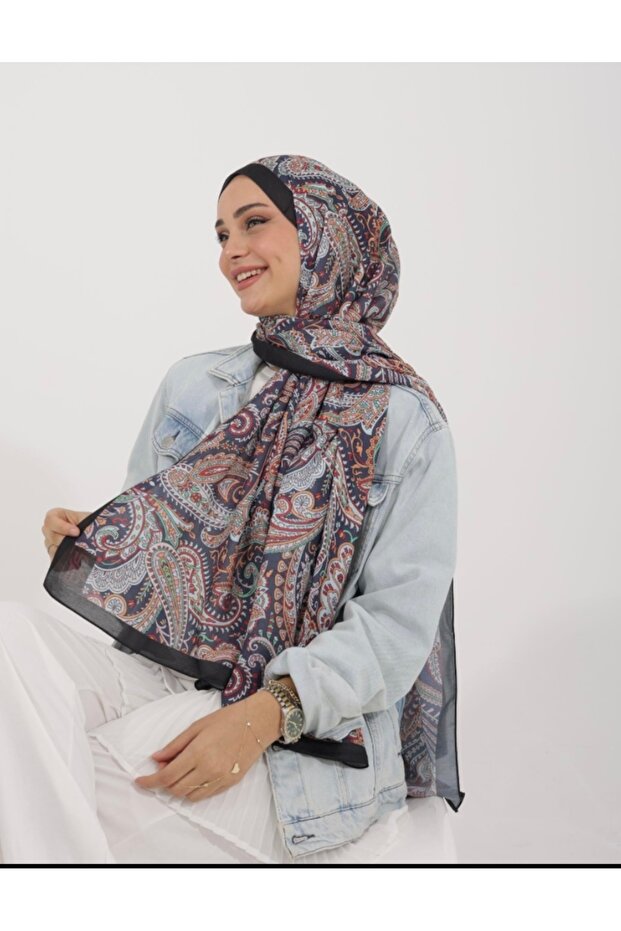 Rainbow Cotton Shawl - 3