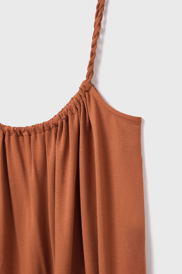 Örgü Askılı Bluz - 7