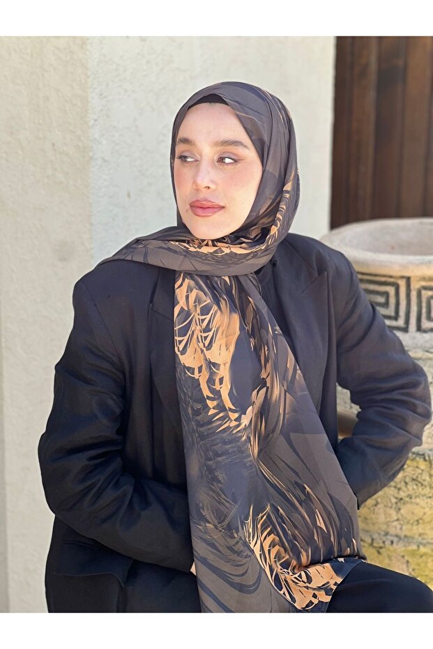 Splash Desen Nesir Şal - 3