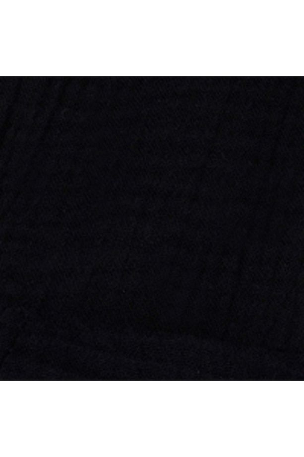 Regular Fit Yüksel Bel Düz Paça Kadın Siyah Pantolon - 8