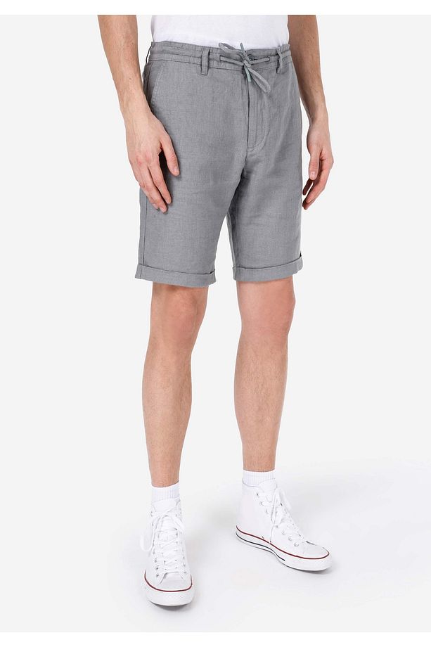 Regular Fit Orta Bel Düz Erkek Yeşil Şort - 4