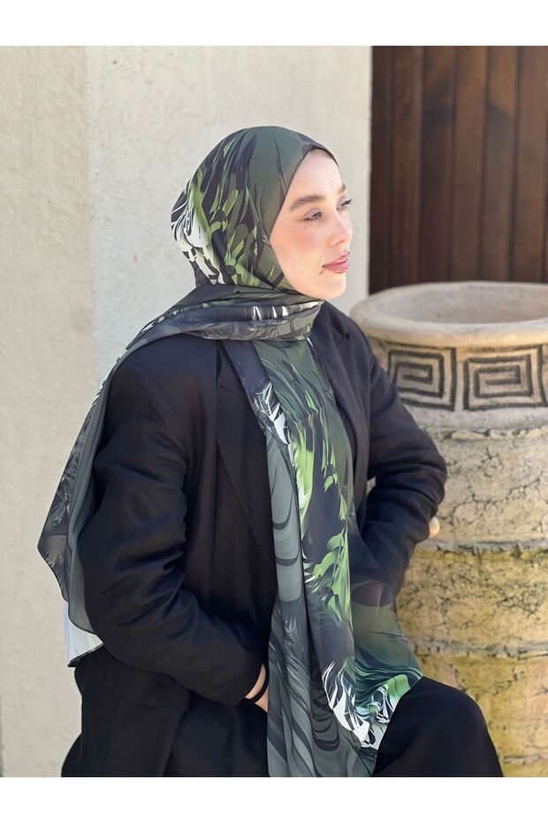 Splash Desen Nesir Şal - 2