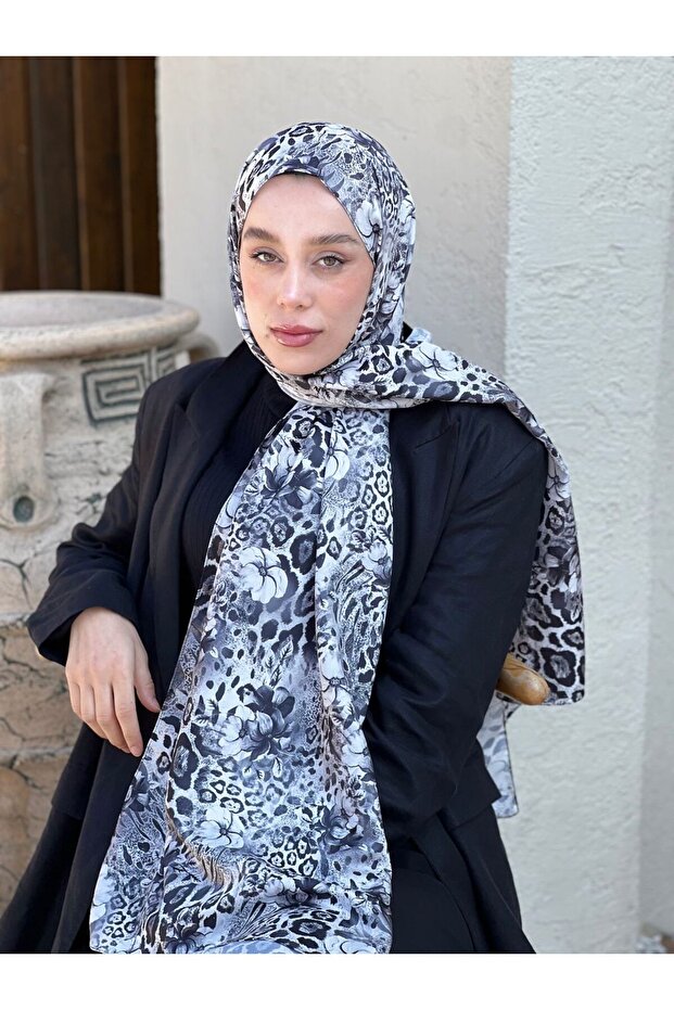 Flor Desen Twill Şal - 2