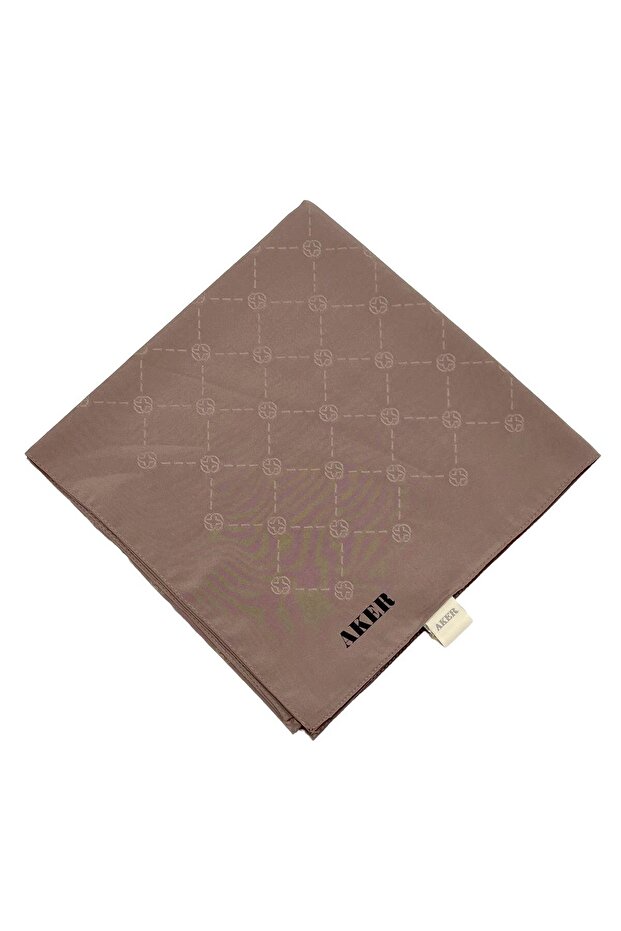 Monogram Eşarp - Sütlü Kahve 931 - 1