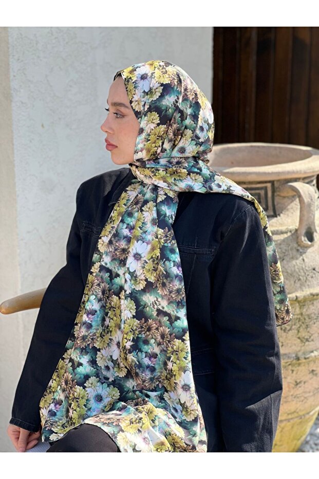 Daisy Desen Twill Şal - 1