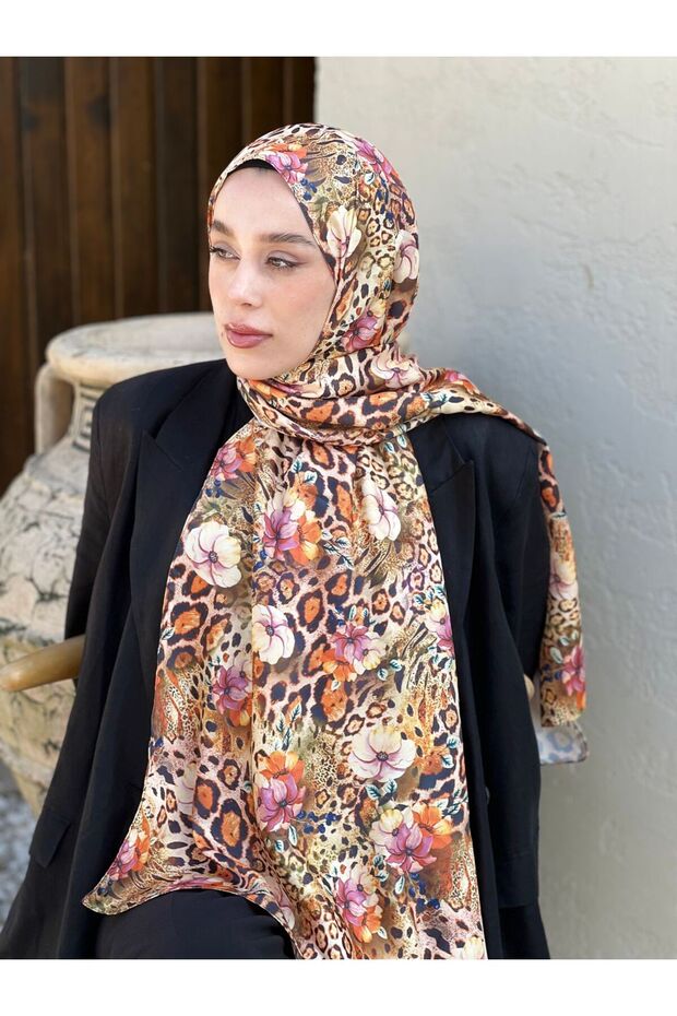 Flor Desen Twill Şal - 3