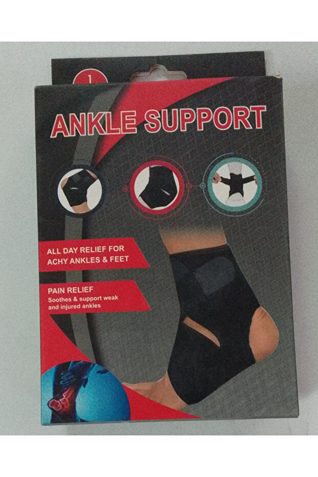 دعامة للكاحل  ، حزام لف قابل للتعديل وجيد التهوية - 2