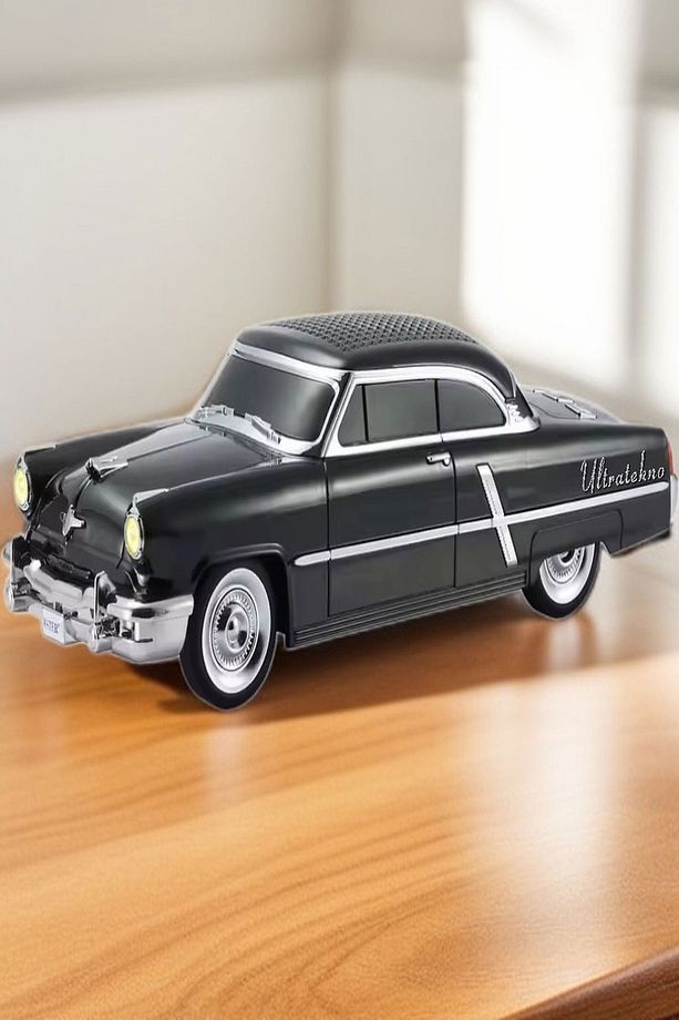 1952 Lincoln Capri Model Retro Araba Bluetooth Hoparlör Fm Radyo USB Tf Aux Destekli Speaker - 1