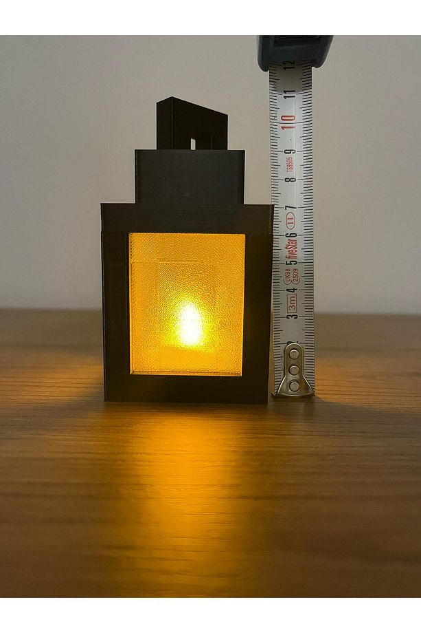 Dekoratif 3D Baskı Fener aydınlatma, tealight, mum, dekorasyon, aydınlatma - 6