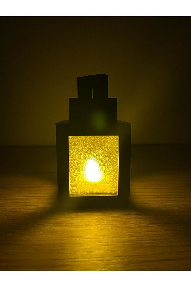 Dekoratif 3D Baskı Fener aydınlatma, tealight, mum, dekorasyon, aydınlatma - 1