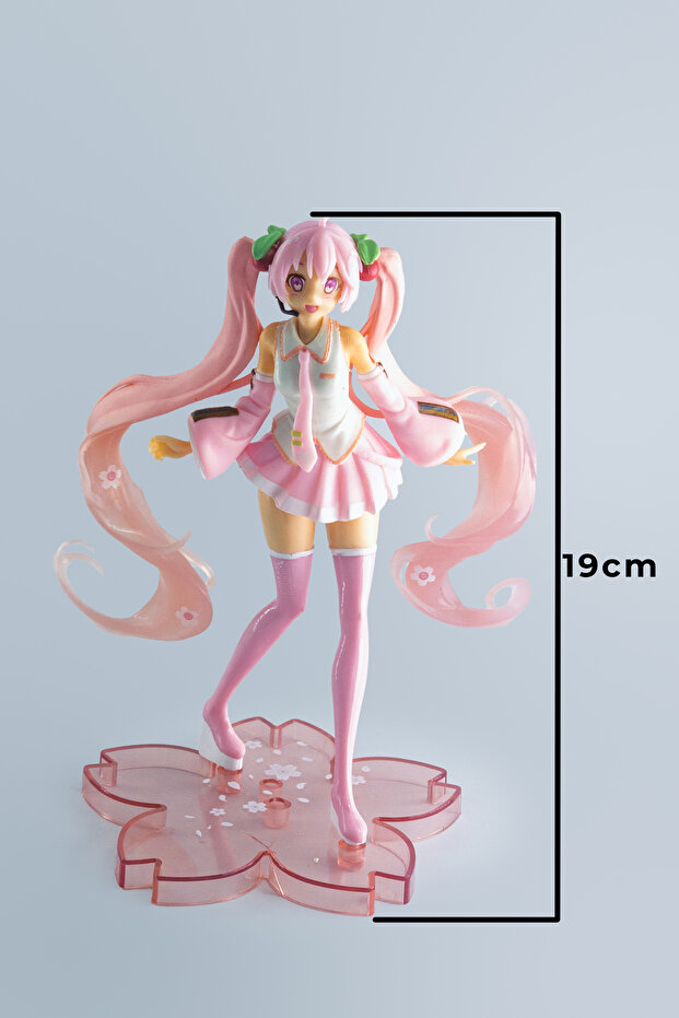 Sakura Miku Figürü – 19 cm - 3