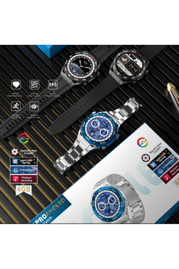 NOM TEKNO/D4PRO Amoled Smart Watch - 2