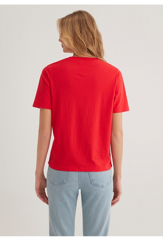 basic regular fit kadın t-shirt - 3