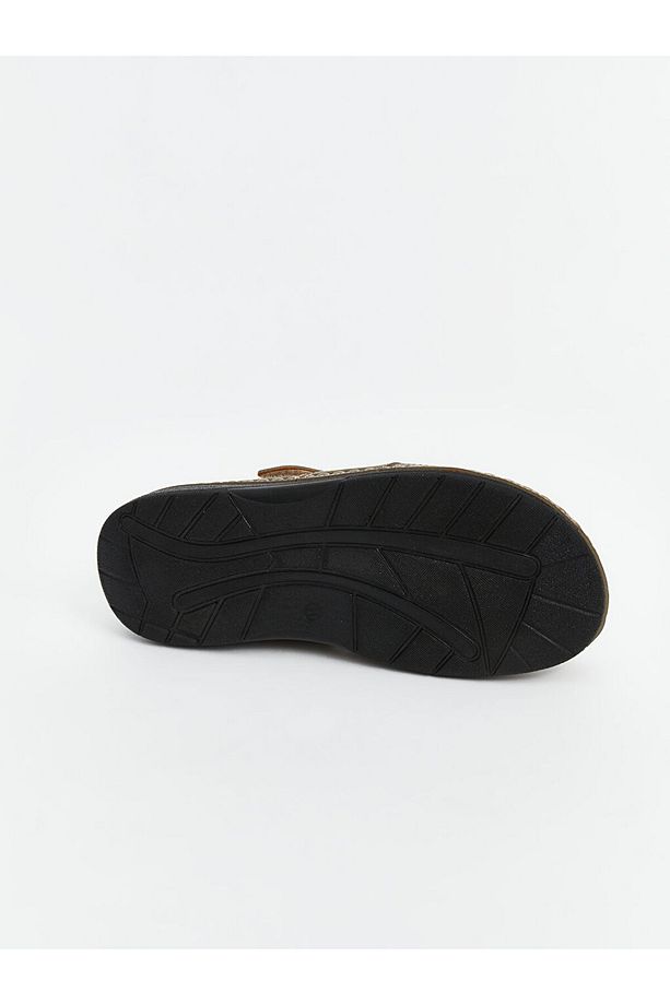 LCW STEPS Kahverengi Cırt Cırtlı Erkek Sandalet - 4