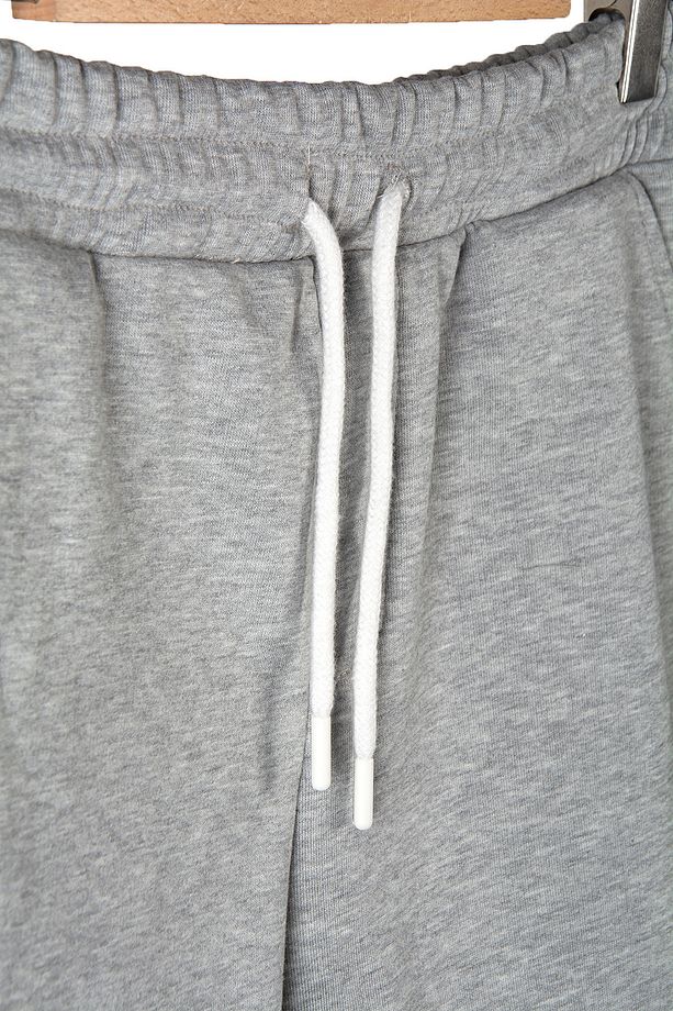 2'li Erkek Gri - Mavi Basic Regular Fit Şort & Bermuda - 3