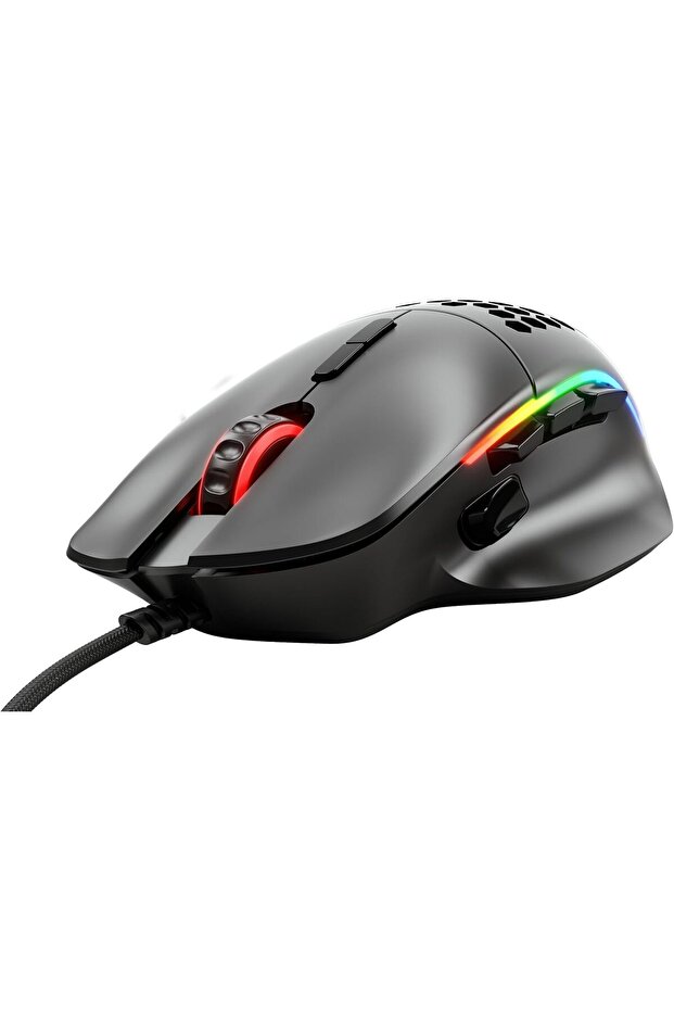 ماوس ألعاب سلكي موديل 1 - أسود مطفي - 3