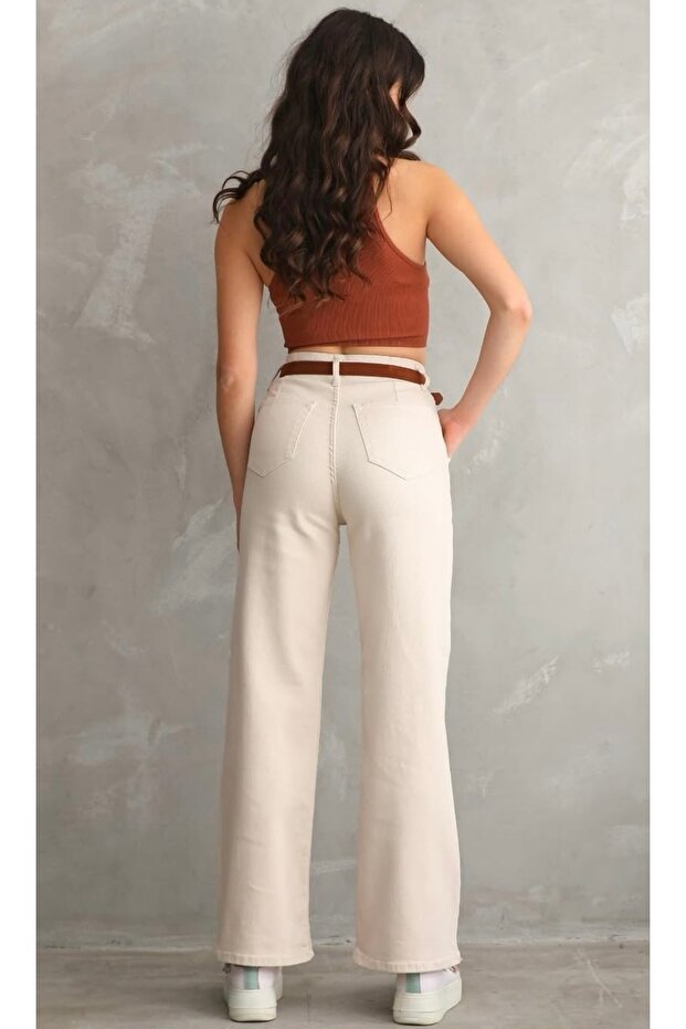 KEMERLİ PANTOLON - 3