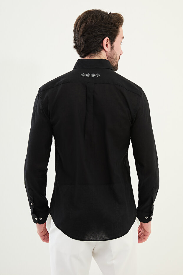 قميص بأزرار مخفية - 3