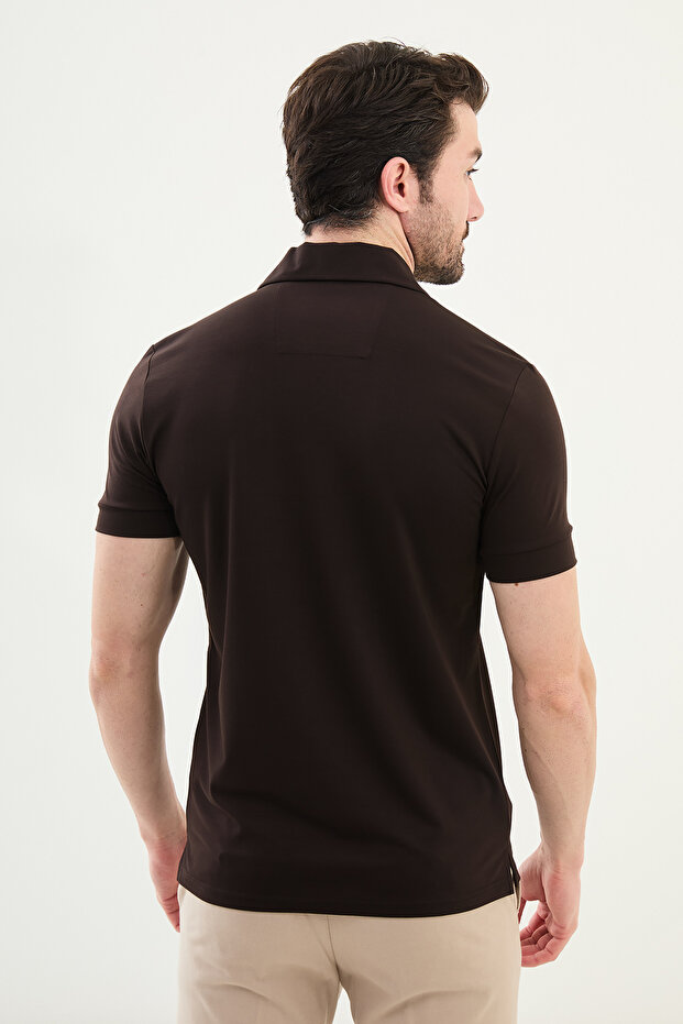 Combed Polo Zippered Collar - 3