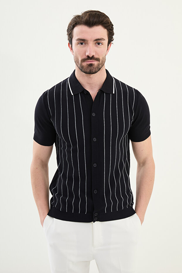 TRİKO POLO DÜĞMELİ - 1