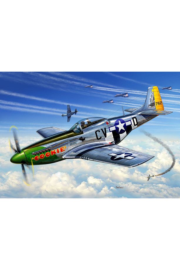 1:72 Ölçek P-51-d plastik Uçak Maketi -4148 - 4