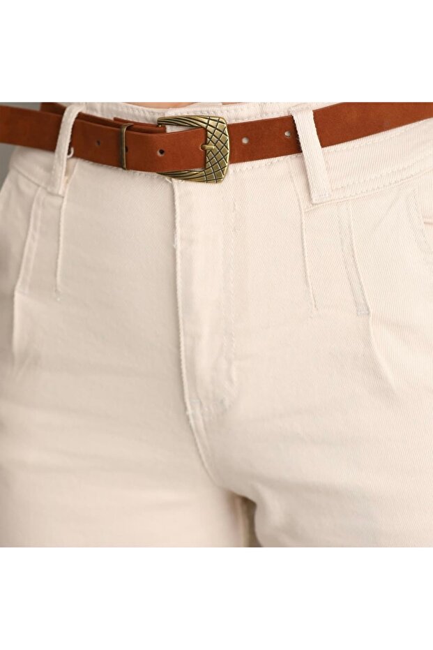 KEMERLİ PANTOLON - 4