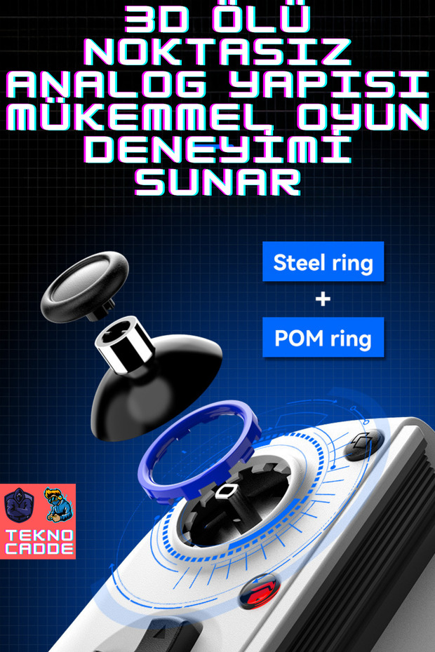 BSP-D11 Android/Ios Tablet Telefon Uyumlu Mobil Telefon Tutucu Joystick Gamepad - 4